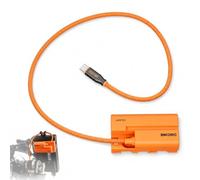 ZGCINE Usb-C Pd A Npf (Npf-550) Cable De Batería Ficticio, 60 Cm/1,97Pies, Salida 9-12V/2 A, Cable Trenzado
