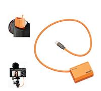 ZGCINE USB-C to NP-FZ100 Dummy Battery for Sony, Regulated 8.4V Output, Compatible with Sony A7IV A7III A7SIII A7RV FX3 FX30 A7C II A6700 ZV-E1 ZV-E10II A1 A9III A7 A7C A7V A9II, 60cm Braided Cable