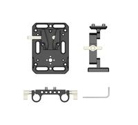 ZGCINE V Mount Battery Plate Adapter V-Type Interface Power Supply Plate with Rod Clamp Standard V-Lock