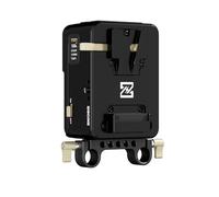 ZGCINE VM-HS1 V Mount Battery Plate,51.8Wh 3500mAh 14.8V con 4 D-Tap/2 USB-C/Lemo/BP Puerto,Carga Rápida PD 65W,Pantalla IPS 0.96 Pulgadas,V-Mount Plate con Temporizador Cuenta Regresiva para RED Arri