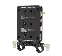 ZGCINE VP2 VM-VP2 Kit1 V Soporte de Placa de batería USB-C PD Divisor de Fuente de alimentación de Entrada con Abrazadera de Varilla