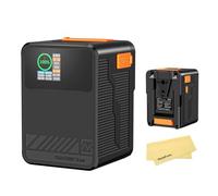 ZGCINE X160 V2.0 10500mAh, 156Wh / 14.8V Alta Capacidad V-Mount Batería Compatible PD Carga rápida, Pantalla IPS de 1.3 Pulgadas para cámara, videocámara, Monitor, teléfonos Inteligentes