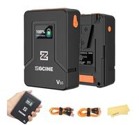 ZGCINE ZG-V50 Mini V Batería de Montaje, 50Wh 14.8V 3400mAh, Compatible con Carga PD con D-Tap BP USB-C Salida USB-A para BMPCC 4K 6K Pro, ZCAM, Canon EOS R5C, Sony FX3