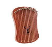 ZGCrumphant Arpa de Lira Profesional de 17 Cuerdas, Mini Arpa Estilo Dedo, Piano de Dedo Kalimba con Accesorios, Caja de música Creativa for niños Principiantes para Adultos(Brown-Box Type)