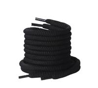 ZGCrumphant Cordones para zapatos Cordones for zapatos, zapatillas redondas más gruesas for correr, botas, cordones for, for pan, accesorios, 1 par(Black,120cm)