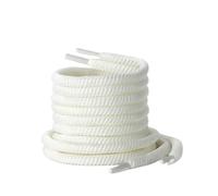ZGCrumphant Cordones para zapatos Cordones for zapatos, zapatillas redondas más gruesas for correr, botas, cordones for, for pan, accesorios, 1 par(White,120cm)