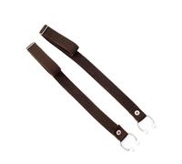 ZGCrumphant Correas para zapatos de tacón alto Correas elásticas for zapatos, 2 uds., sujetan de tacón alto sueltos, banda antisuelta for niñas y mujeres, cinturones, cordones colores sólidos(Coffee)