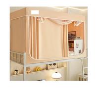 ZGCrumphant Cortinas para literas Cortina de Cama Opaca antimosquitos for 0,9 m, a Prueba Polvo, Dosel con Soporte for decoración habitación(Color6,90x190x110cm-up Bed)