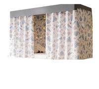 ZGCrumphant Cortinas para literas Cortinas de Cama for Estudiantes, Dormitorio Superior e Inferior, litera, Cortina Ligera for Hombre, Ropa for Mujer(Color3,Dustproof Top Piece)