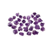 ZGCrumphant Piedras de Grava for pecera, Amatista en racimo, Flor Irregular, Piedra cruda, espécimen Mineral, Cristal Cuarzo, Regalo for Acuario Reiki Grava Acuario(100g)