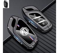 ZGCYK Coche Controles Remotos Carcasa Llave para MG ZS MG3 MG4 MG5 Scorpio MG6pro MG Mulan MG Navigator MG HS Funda Llave Arcasa Llave Protectora Gift Accesorios,Blackstyle-A