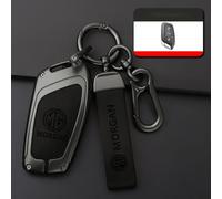 ZGCYK Coche Controles Remotos Carcasa Llave para MG ZS MG5 MG5 Scorpio MG6pro MG Mulan MG Navigator MG HS Funda Llave Arcasa Llave Protectora Gift Accesorios,SilverBlack-A