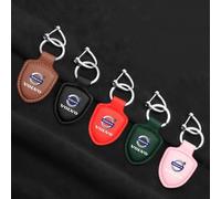 ZGCYK Coche Llaveros para Volvo XC40 XC60 XC70 XC90 S40 C30 C70 S80 S90 V40 V60 V90 Key Chain KeyRings Key Covers Key Card Holder Gifts Accesorios,Brownstyle-A