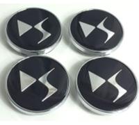 ZGCYK Coche Tapas Centrales para DS 4S DS 5LS DS5 DS6 DS7 DS9 DS3 DS4 60MM Tapas Centrales Llantas Wheel Center Caps Accesorios