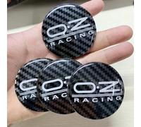 ZGCYK Coche Tapas Centrales para OZ 55MM Tapas Centrales Llantas Adhesivos Wheel Center Caps Accesorios,CarbonFiber