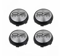 ZGCYK Coche Tapas Centrales para OZ O.Z 68MM / 64MM Tapas Centrales Llantas Wheel Center Caps Accesorios,SilverBlack