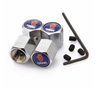 ZGCYK Coche Tapas para Válvulas para SAAB Car Tyre Valve Caps Tapones Rueda Neumáticos Accesorios