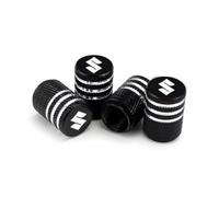 ZGCYK Coche Tapas para Válvulas para Suzuki Kizashi Jimny IGNIS Livio SX4 Swift S-Cross Vitara WagonR Car Tyre Valve Caps Tapones Rueda Neumáticos Accesorios