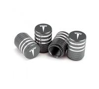 ZGCYK Coche Tapas para Válvulas para Tesla Model 3 Model Y Model S Model X Car Tyre Valve Caps Tapones Rueda Neumáticos Accesorios,Graystyle