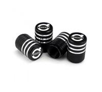 ZGCYK Coche Tapas para Válvulas para Volvo C40 S60 S60L S90 XC Classic XC40 XC60 XC70 XC90 Car Tyre Valve Caps Tapones Rueda Neumáticos Accesorios,Blackstyle