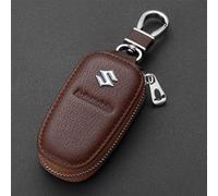 ZGCYK Estuches de Llaves para Suzuki Kizashi Jimny IGNIS Livio SX4 Swift S-Cross Vitara WagonR Funda Llaves Porta Chaves Bolso Llaves Organizador Accesorios,Brownstyle-A