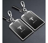 ZGCYK Estuches de Llaves Tarjeta Electrónica para Tesla Model 3 Model Y Model S Model X Funda Llaves Porta Chaves Bolso Llaves Organizador Accesorios,Bstyle-A