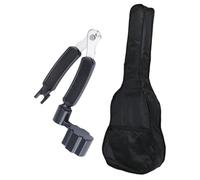 ZGDEIWGF 1 funda impermeable para guitarra, intercambiador de cuerdas triple en uno, estuche para acústica, bolsa de almacenamiento, funda de rendimiento, Negro