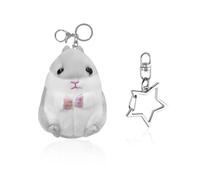 ZGDEIWGF 1 Llavero De Peluche, Llavero De 1 Estrella, Llavero De Hamster, Llavero De Bolso, Complementos Para Mochila
