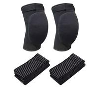 ZGDEIWGF 1 par de rodilleras protectoras y 1 par de coderas, rodilleras de baile, rodilleras deportivas, rodilleras antideslizantes y anticolisión, rodilleras elásticas