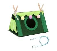 ZGDEIWGF 1 tienda de campaña para hámster, 1 cuerda de tracción para hámster, juguete para cobayas, accesorio para jaula de cobayas