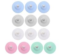 ZGDEIWGF 13 Piezas Tapones De Drenaje, Tapones De Drenaje De Silicona, Tapones De Drenaje Tipo Empuje, Adecuados para Tuberías De Alcantarillado, Fregaderos Y Bañeras