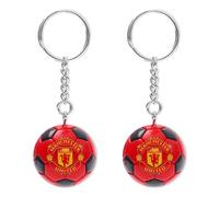 ZGDEIWGF 2 llaveros de fútbol del Manchester United, regalos del Manchester United para niños, regalos de fútbol para niños, multicolor, Talla única