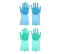 ZGDEIWGF 2 Pares De Guantes Antiarañazos para Mascotas, Diseño Protector Y Resistente Al Desgaste, Cómodos Y Aptos para La Mano, Adecuados para Dueños De Mascotas Y Familias De Mascotas