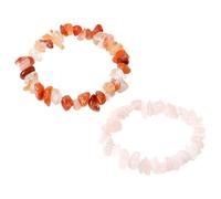 ZGDEIWGF 2 Piezas Pulseras De Cristal, Pulseras De Mujer, Pulseras De Cristal Irregulares, Joyería Elegante, Pulseras De Regalo, Joyería De Mujer