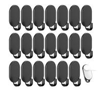 ZGDEIWGF 20 Ganchos Ovalados, Ganchos Adhesivos, Ganchos Para Pegar, Ganchos De Pared Para Pegar, Ganchos Para Pegar En La Pared