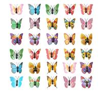 ZGDEIWGF 30 Alfileres De Seguridad De Mariposa, Decoración De Mariposa Simulada, Decoración De Escena De Cortina, Decoración Creativa del Hogar, Decoración del Lugar De Boda Y Otras Escenas