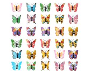 ZGDEIWGF 30 Alfileres De Seguridad De Mariposa, Decoración De Mariposa Simulada, Decoración De Escena De Cortina, Decoración Creativa del Hogar, Decoración del Lugar De Boda Y Otras Escenas