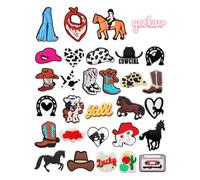 ZGDEIWGF 30 piezas de hebillas decorativas para zapatos de dibujos animados, accesorios decorativos de bricolaje, hebillas decorativas para zapatos, accesorios para decoración de zapatos