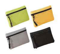 ZGDEIWGF 4 piezas monedero pequeño mujer billetera hombre monedero portátil billetera de viaje, gris, talla única, moderno