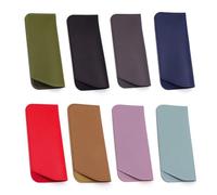 ZGDEIWGF Bolsas para gafas blandas de 8 piezas, bolsas para gafas para hombre, estuches para gafas blandas para mujer, estuches para gafas de lectura, estuches para gafas de cuero