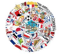 ZGDEIWGF Paquete De 100 Pegatinas Temáticas De París, Francia, Pegatinas De Pared De Dibujos Animados para Exteriores, Pegatinas Coloridas, Pegatinas Impermeables, Cuadernos Y Ordenadores