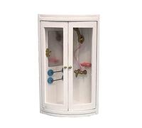Zgehnao 1/12 Miniatura Blanco Simulación Baño Ducha Adornos Interior Moderno Hogar Para Casa Muebles Juguete Gi