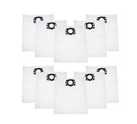 Zgehnao 10 bolsas de polvo de eficiencia 3D bolsas de tela no tejida de repuesto para filtro MV4 MV5 MV6 WD4 WD5 WD6