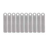 Zgehnao 10 llaveros personalizados grabados con número de teléfono antipérdida, llavero para llave de joyería, bolso de mujer