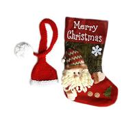 Zgehnao Accesorio de fotografía, gorro de punto para fotografía de recién nacido, calcetín de Navidad, para bebés de 0 a 2 meses