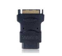 Zgehnao Adaptador de corriente duro de 15 pines macho a 4 pines hembra