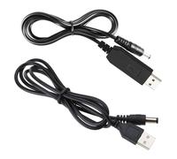 Zgehnao Adaptador USB de 5 V CC a 12 V, cable de alimentación USB para enrutador, WIFI a Powerbank, adaptador convertidor