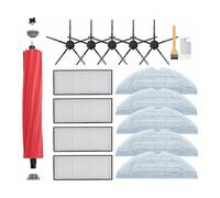 Zgehnao Apto para T7S Hepa Filtro, cepillo de limpieza antialérgico, cepillo lateral principal, trapeador, trapo, accesorios