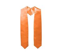 Zgehnao Banda de estola, banda negra de graduación, clase de 2024, ceremonia de graduado, estola de graduación, graduación, fiesta de graduación, naranja, Reference Dimensions