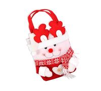 Zgehnao Bolsas de regalo, bolsas de Navidad con asa, elegantes bolsas de punto con temática navideña para dulces y regalos de fiesta